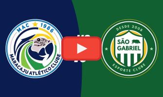 Embedded thumbnail for AO VIVO: MARACAJU X SÃO GABRIEL | SUL-MATO-GROSSENSE B | 1ª RODADA